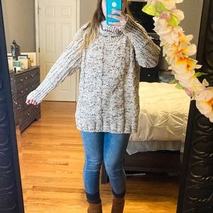 Moon & Madison multi-colored turtleneck